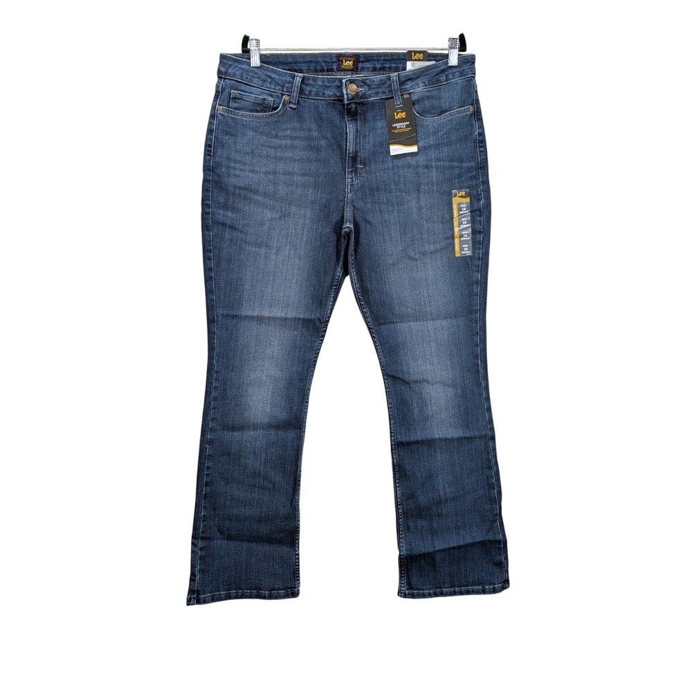 Lee Legendary Bootcut Jeans 18 Medium Mid Rise Stretch Denim NWT